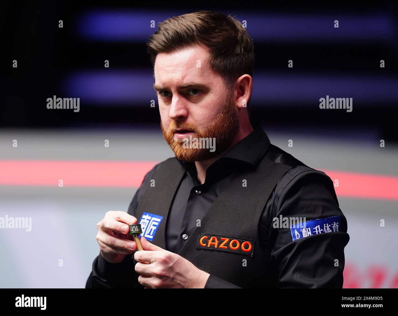 Jak Jones during his semi final match with Stuart Bingham on day