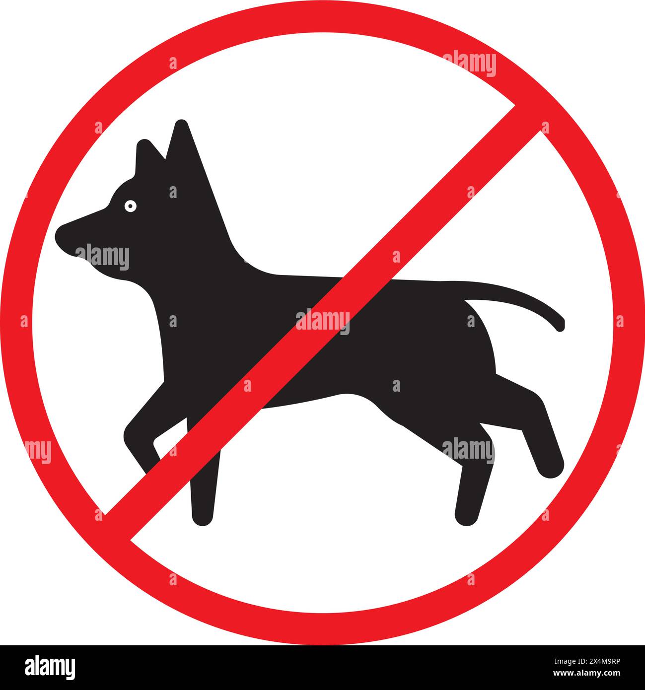 no dogs icon vector illustration symbol design Stock Vector Image & Art