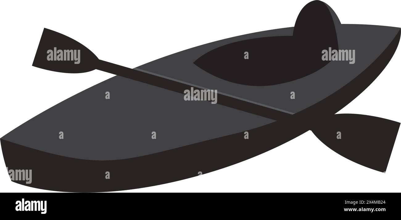 kayaking vector icon illustration symbol design Stock Vector Image ...