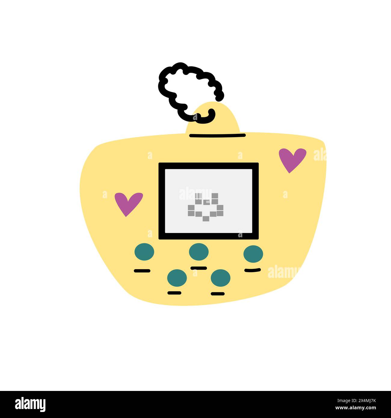 90s retro element or 80s, or y2k element, retro style. Can use for ...