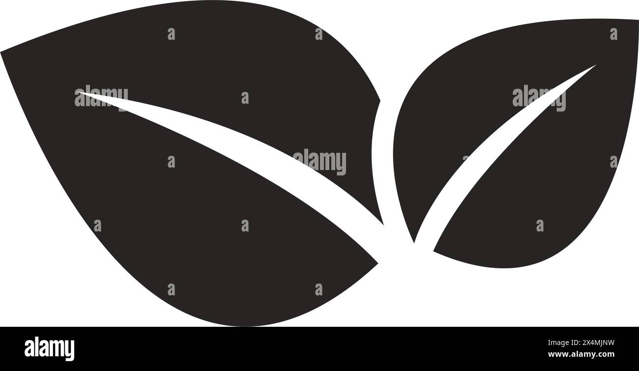 Leaf icon vector illustration simple template design Stock Vector Image ...