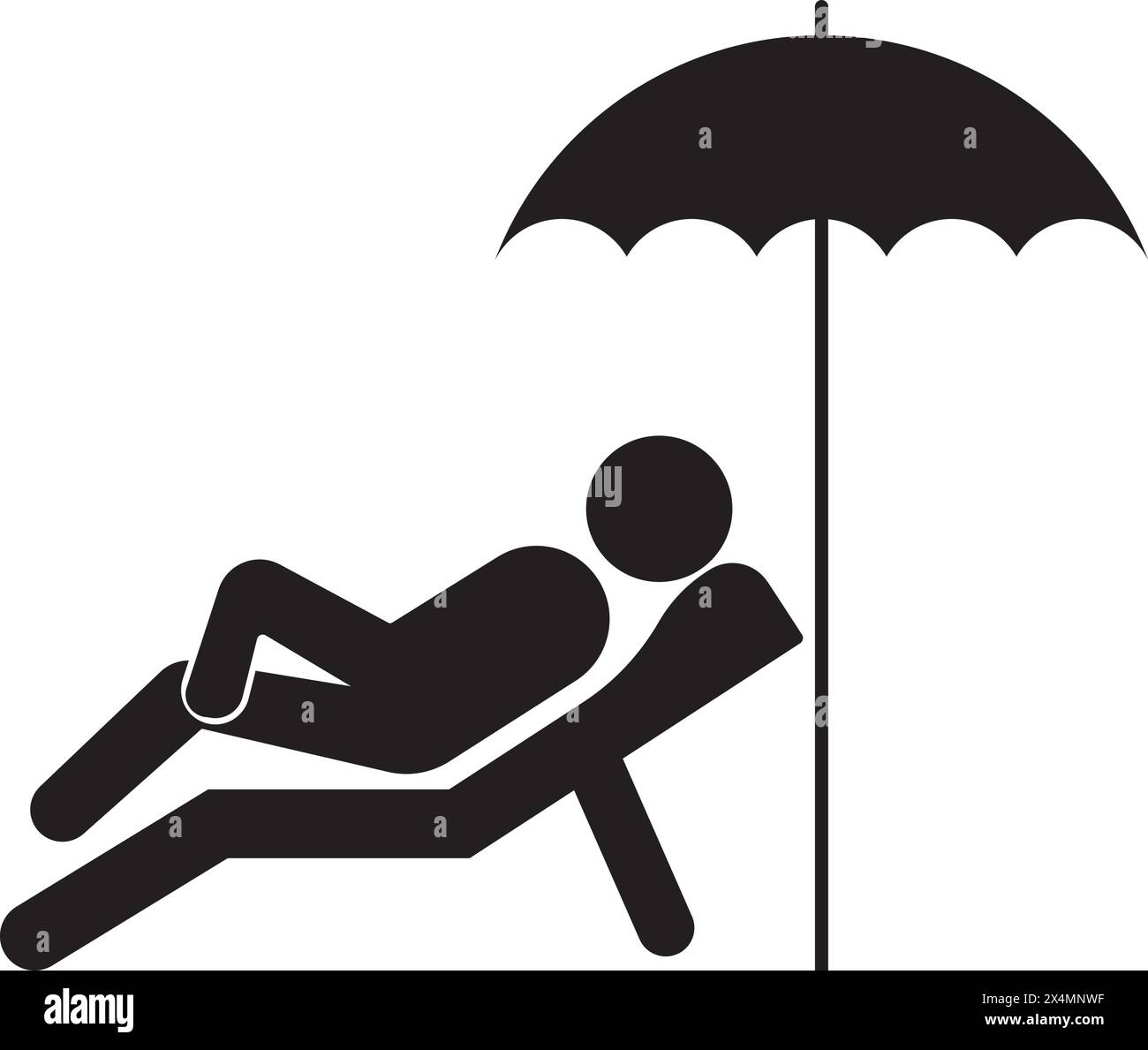 Person beach tan sunbathing Cut Out Stock Images & Pictures - Alamy