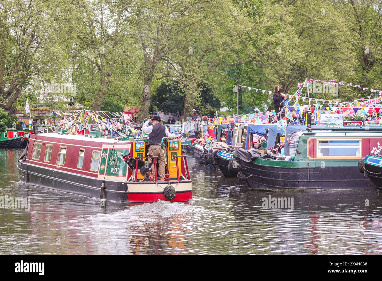 London, UK, 04th May 2024. The annual IWA Canalway Cavalcade returns to