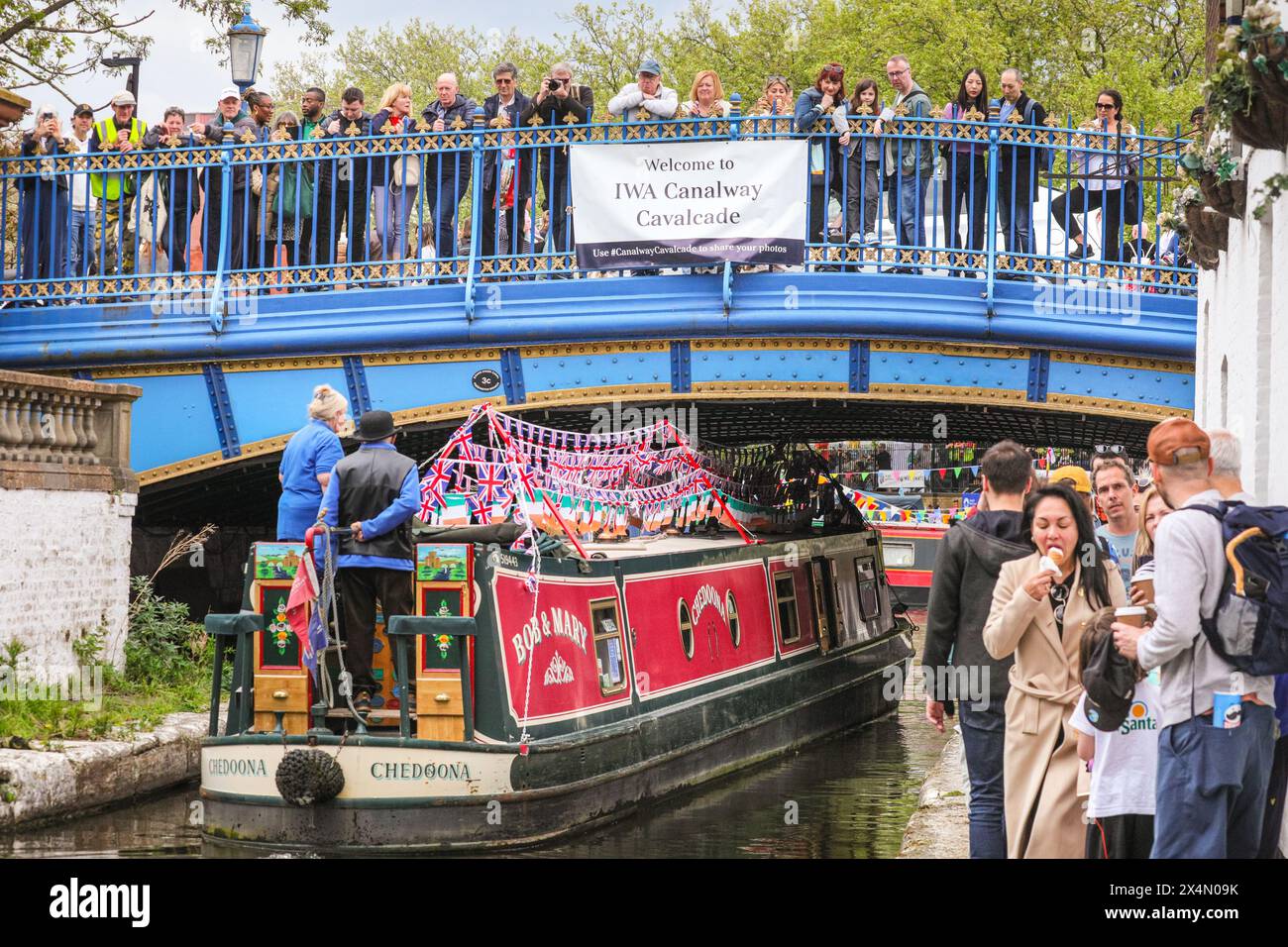London, UK, 04th May 2024. The annual IWA Canalway Cavalcade returns to