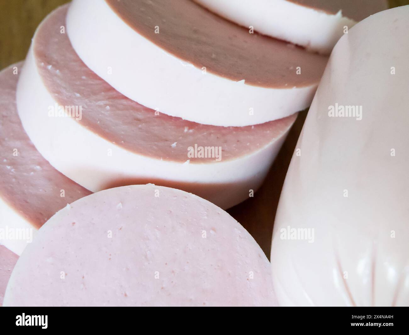 Cold Cuts CloseUp. Closeup of deli meats, perfect for food industry content Stock Photo Alamy