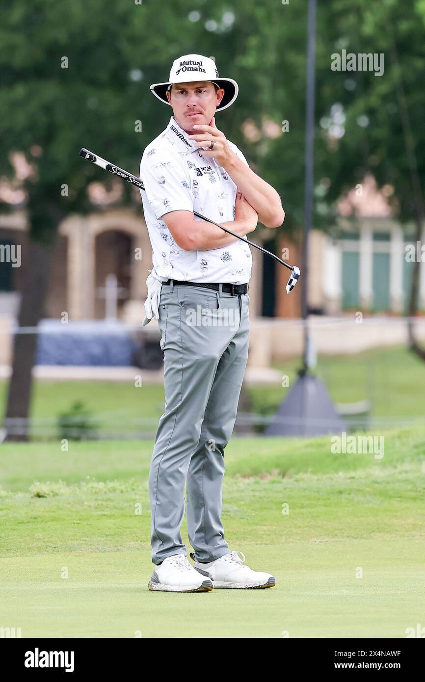 McKinney, TX, USA. 04th May, 2024. Joel Dahmen on the 10th hole during