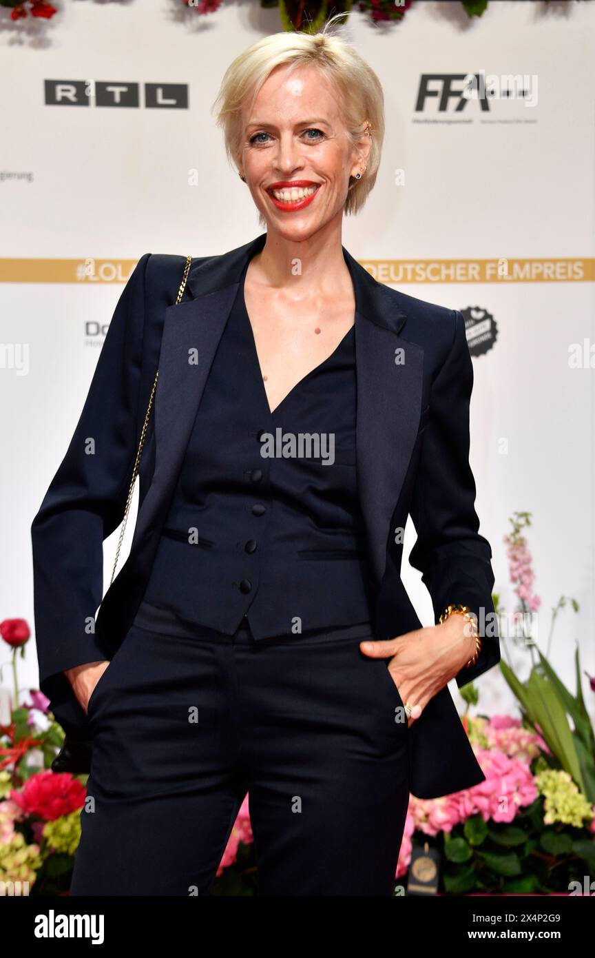 Katja Eichinger bei der 74. Verleihung des Deutschen Filmpreises 2024 im Theater am Potsdamer Platz. Berlin, 03.05.2024 Stock Photo