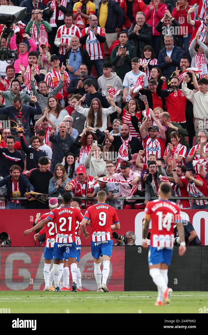 Portu returns to Girona pitch 10 months after severe injury Portu returns to Girona pitch 10 months after severe injury