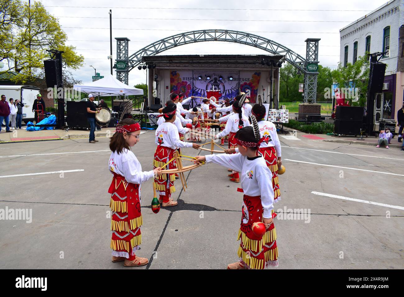 Des Moines, Iowa, USA May 5, 2024 Cinco de Mayo Festival Stock