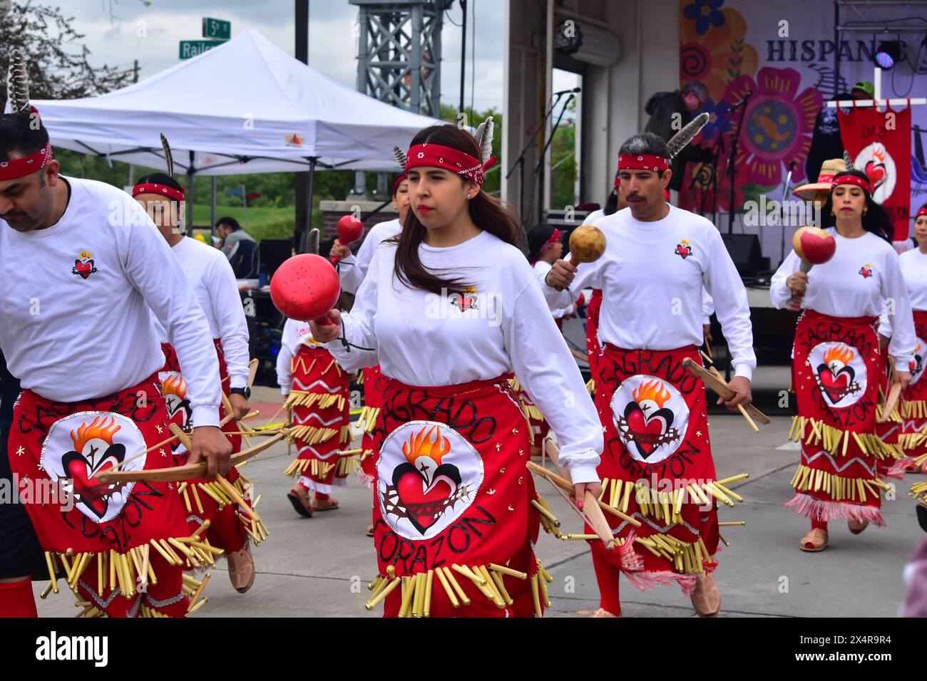 Des Moines, Iowa, USA May 5, 2024 Cinco de Mayo Festival Stock