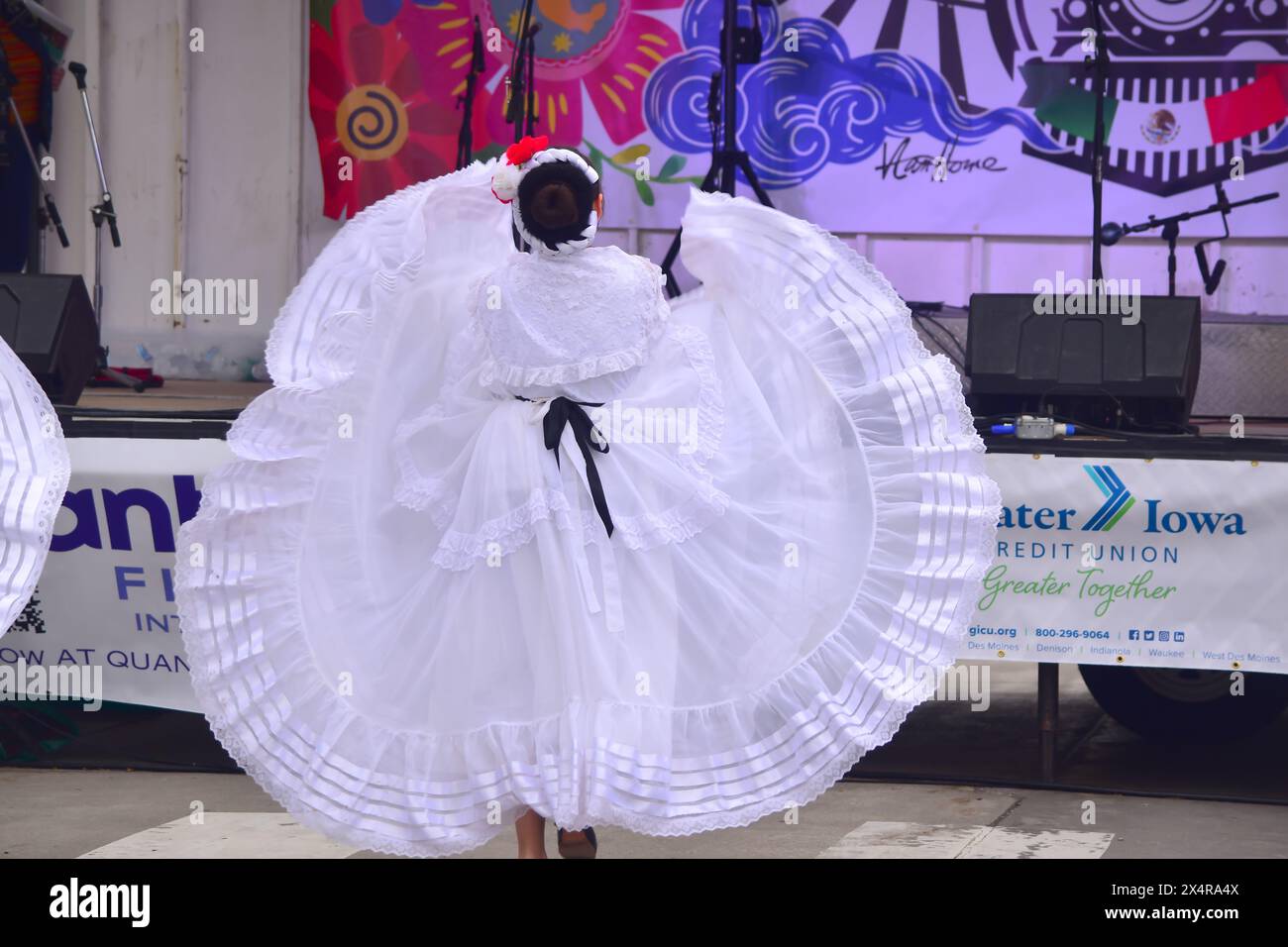 Des Moines, Iowa, USA May 5, 2024 Cinco de Mayo Festival Stock