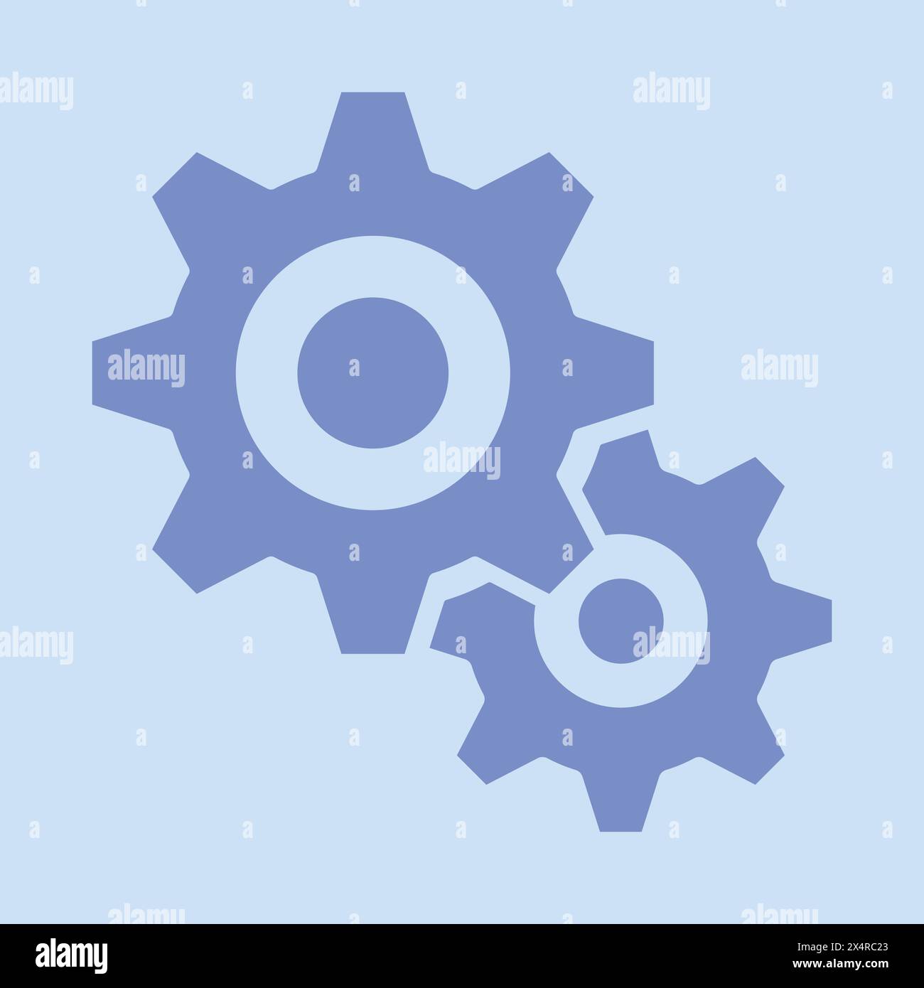 Setting Gear Illustration Vector. Setting Gear Icon Vector Stock Vector