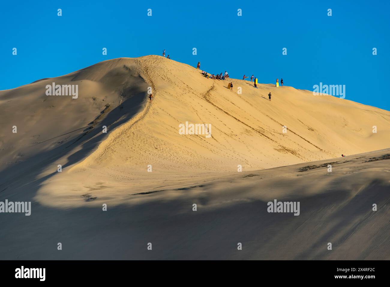 Giant Sand Dunes in Cape Reinga - New Zealand Stock Photo - Alamy