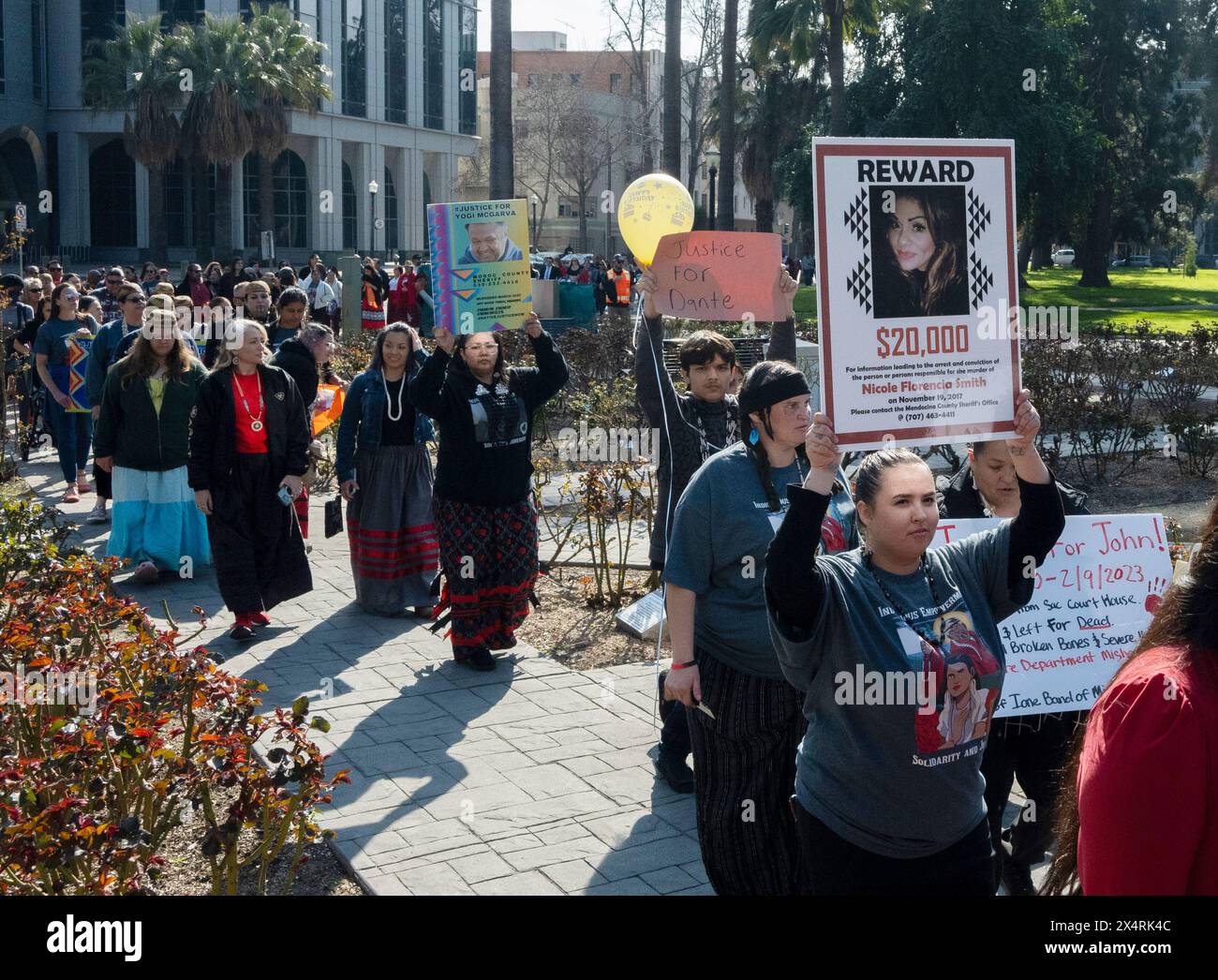 FILE - Family and friends of the missing and murdered march around the ...
