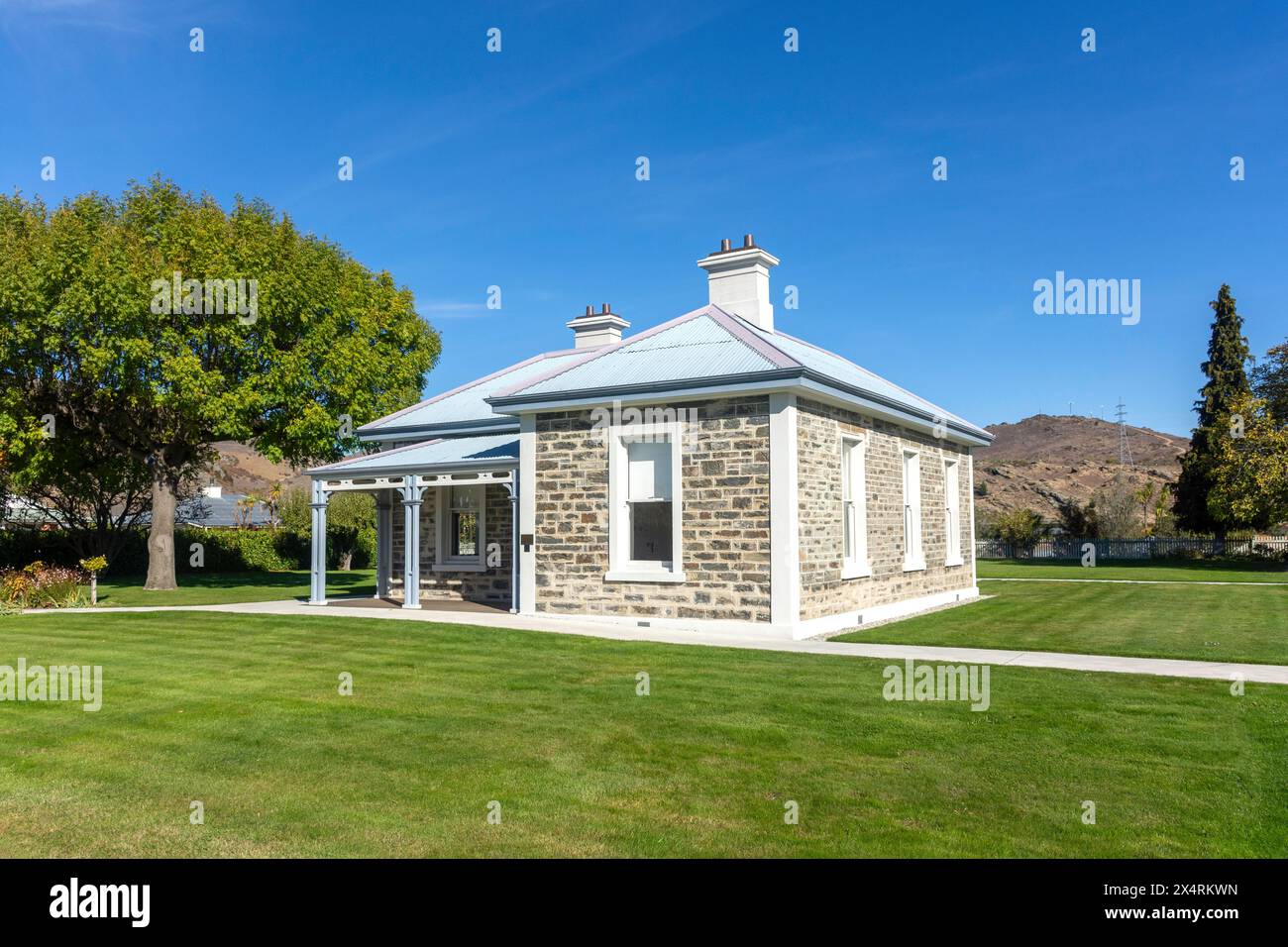 Historic McNulty House, Cromwell Heritage Precinct, Melmore Terrace, Cromwell (Tirau), Central Otago, Otago, New Zealand Stock Photo