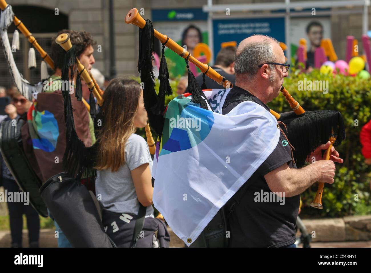 Demonstration Only Oviedo, Asturias, Spain. 4th May, 2024. Oviedo, Spain, May 4th, 2024 ...