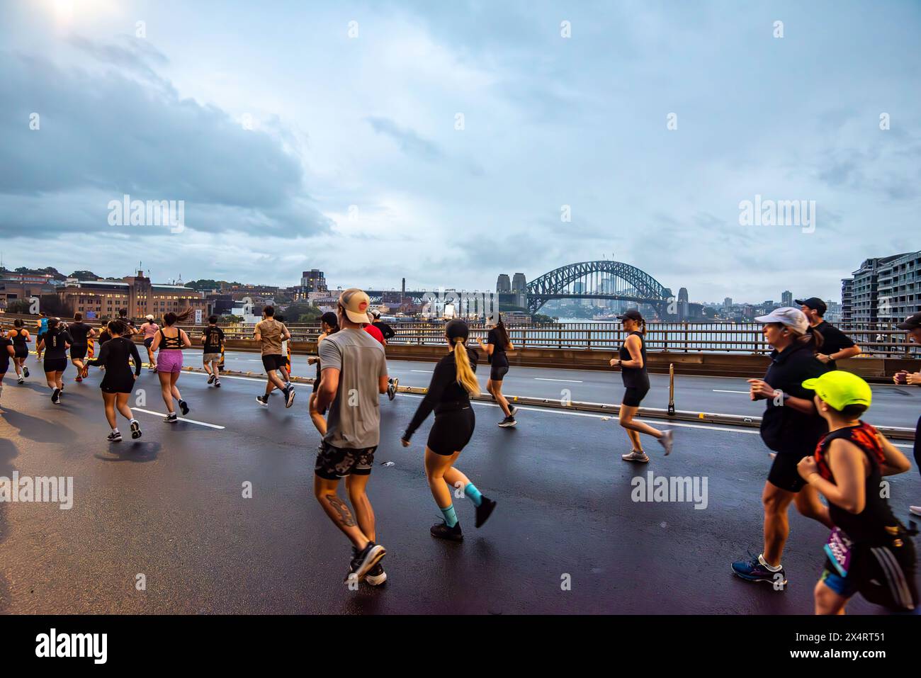 Sydney Australia 05 May 2024 HOKA Runaway Sydney Half Marathon 2024 An early start for the