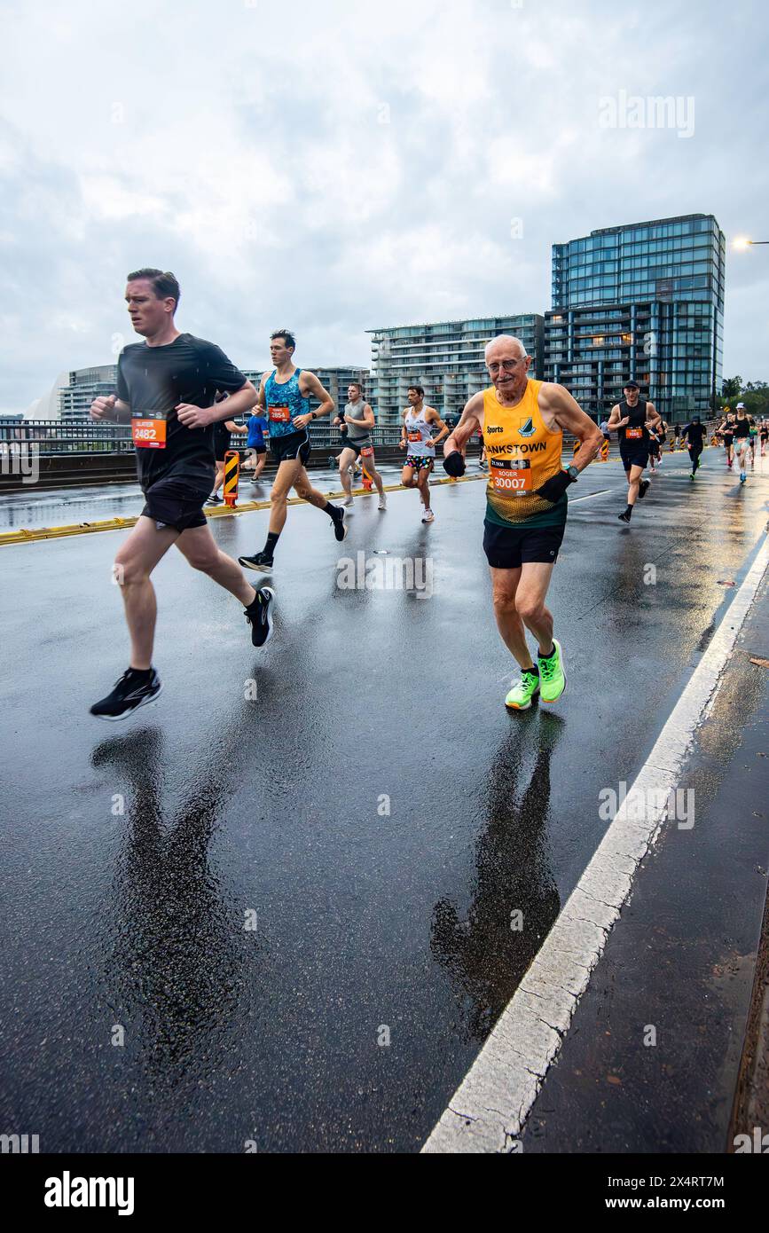 Sydney Australia 5 May 2024 HOKA Runaway Sydney Half Marathon Running