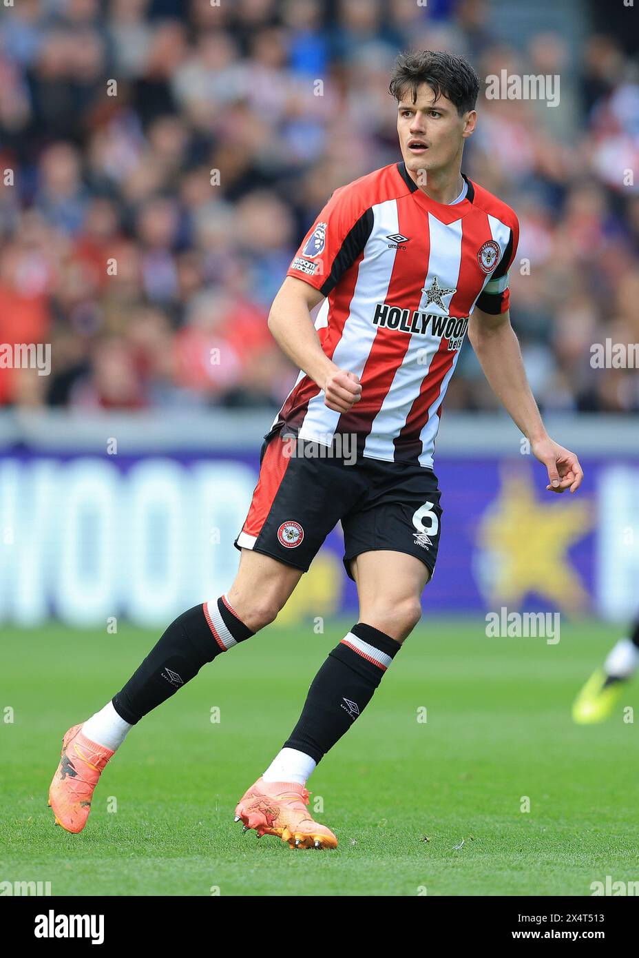 London, UK. 4th May, 2024. Christian Norgaard of Brentford during the Premier League match at Gtech Community Stadium, London. Picture credit should read: Paul Terry/Sportimage Credit: Sportimage Ltd/Alamy Live News Stock Photo