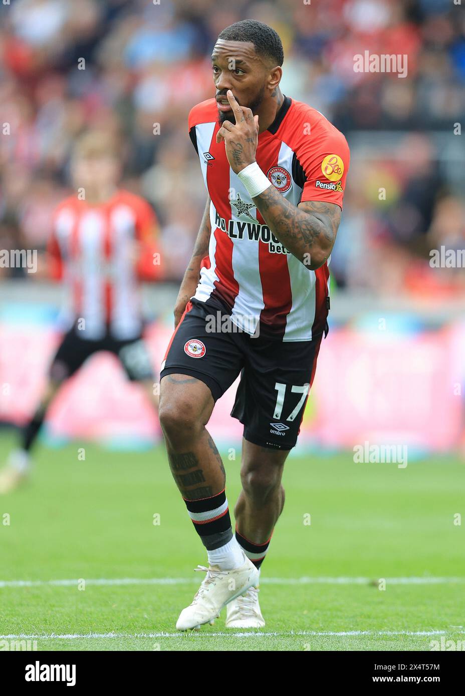 London, UK. 4th May, 2024. Ivan Toney of Brentford during the Premier League match at Gtech Community Stadium, London. Picture credit should read: Paul Terry/Sportimage Credit: Sportimage Ltd/Alamy Live News Stock Photo