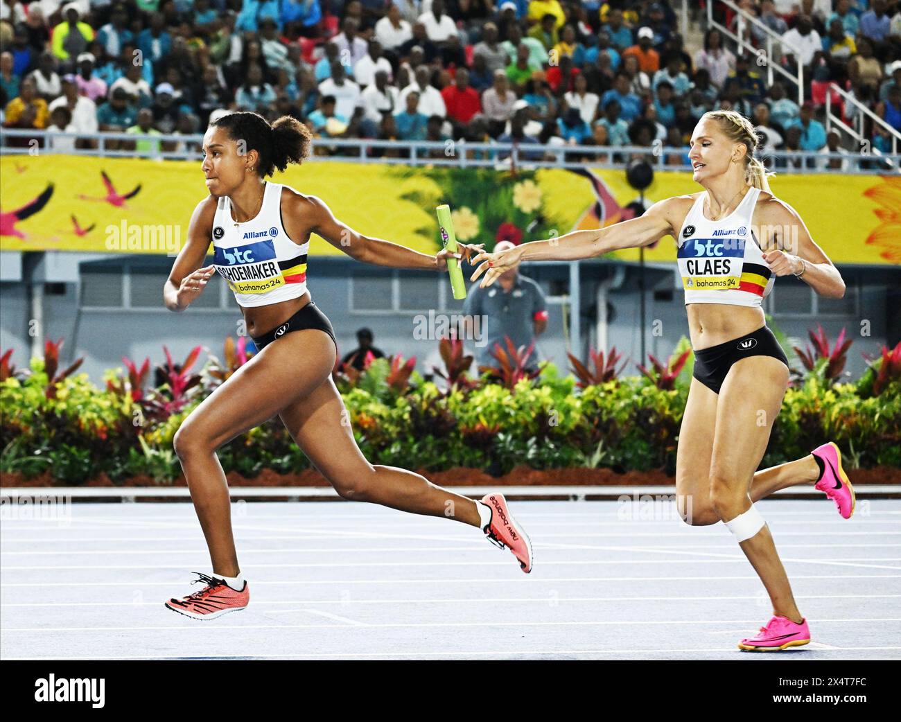 Nassau, The Bahamas. 04th May, 2024. Belgian Liefde Schoemaker and