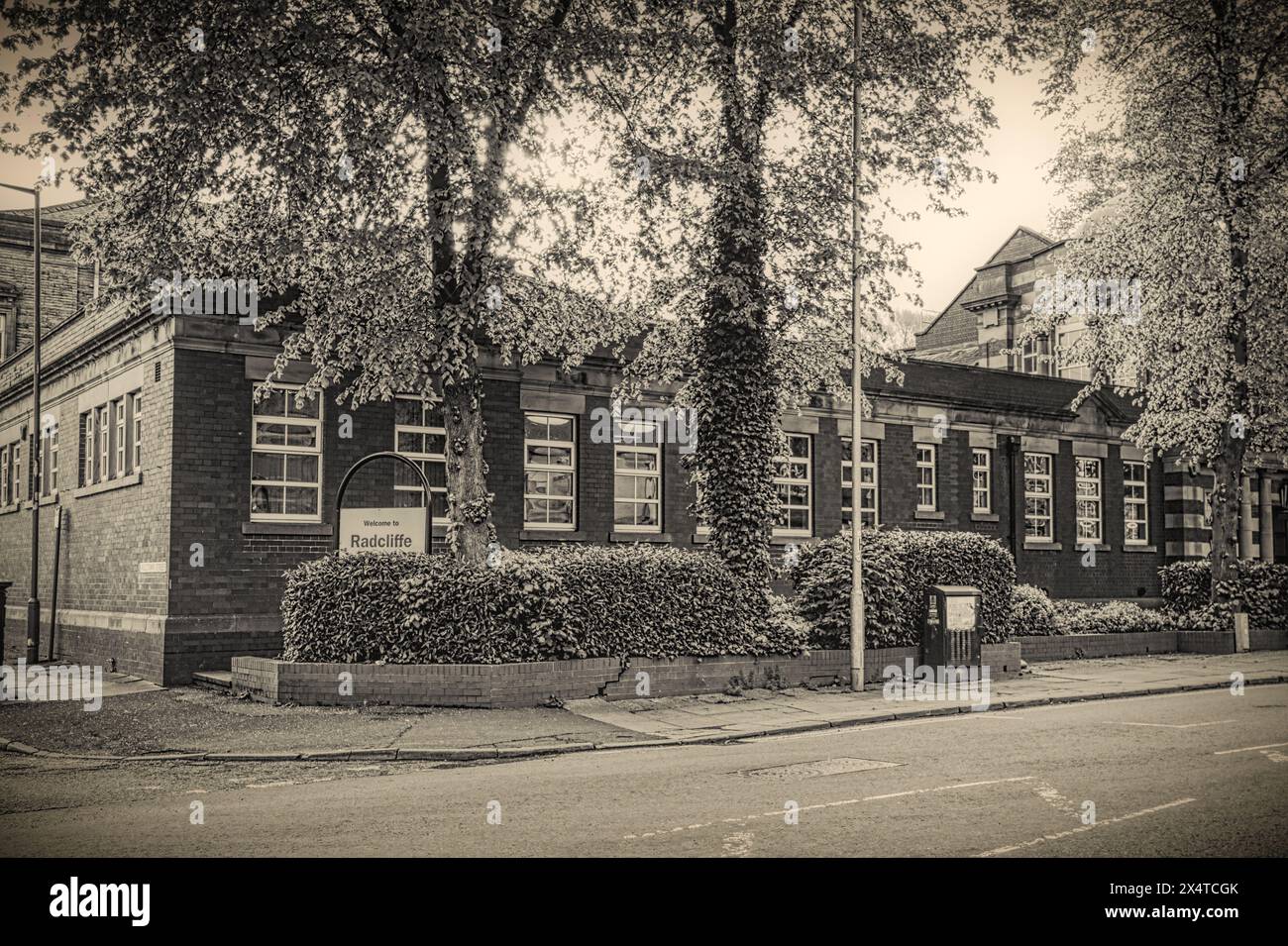 Old Radcliffe Library, Radcliffe, Lancashire, England, United Kingdom ...