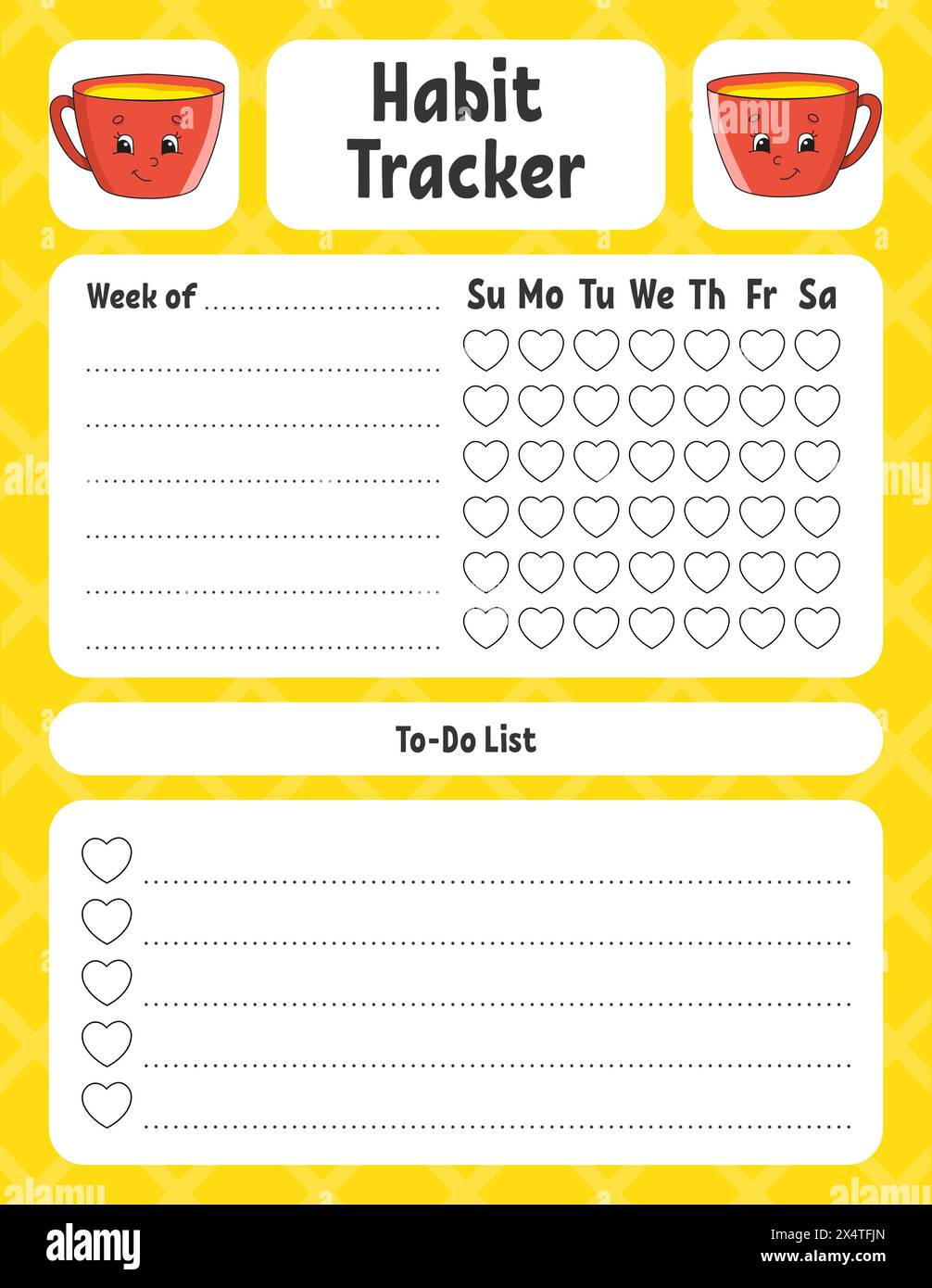 Habit tracker for kids hi-res stock photography and images - Alamy