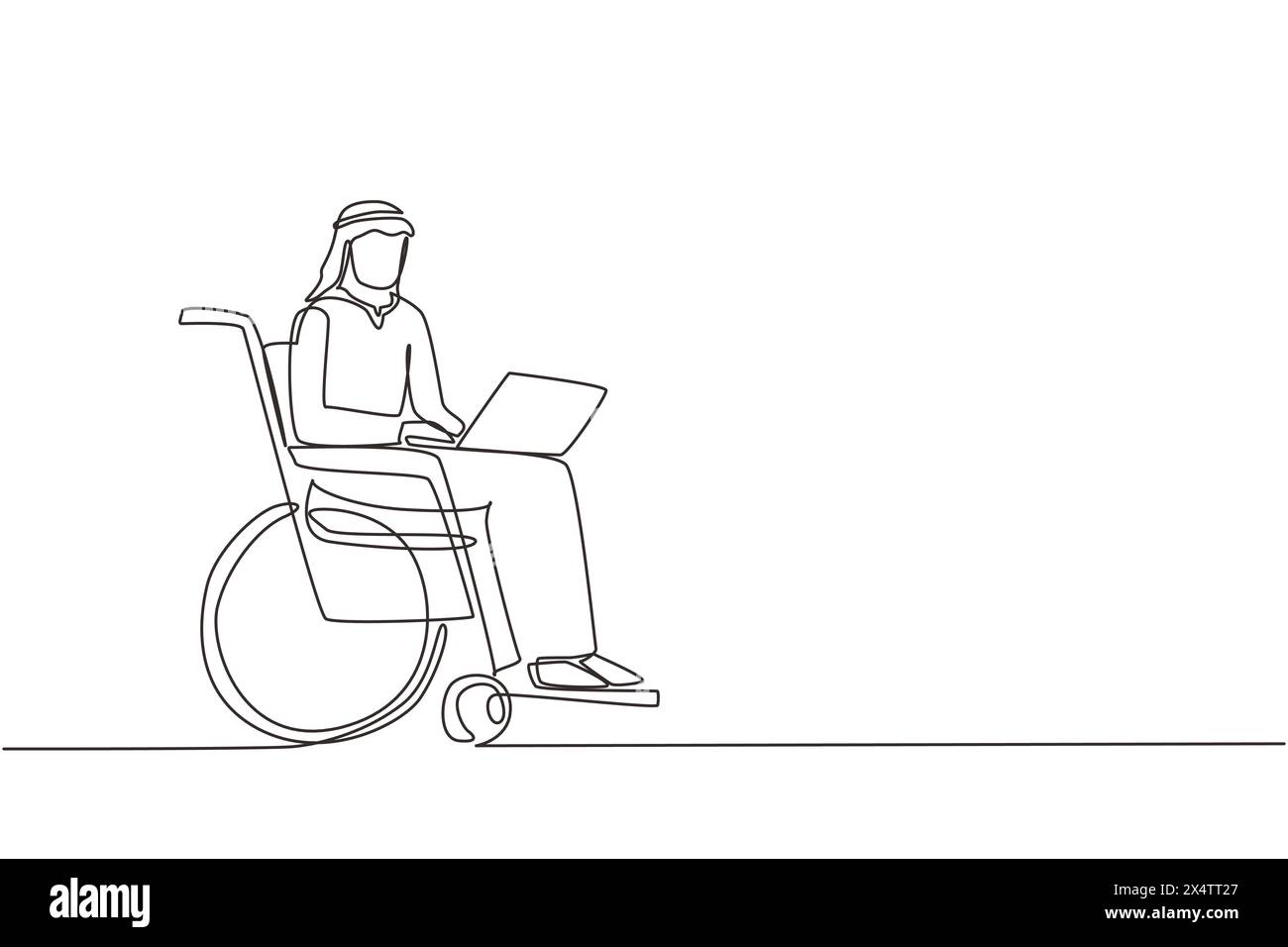 Boy with one leg in wheelchair Stock Vector Images - Alamy