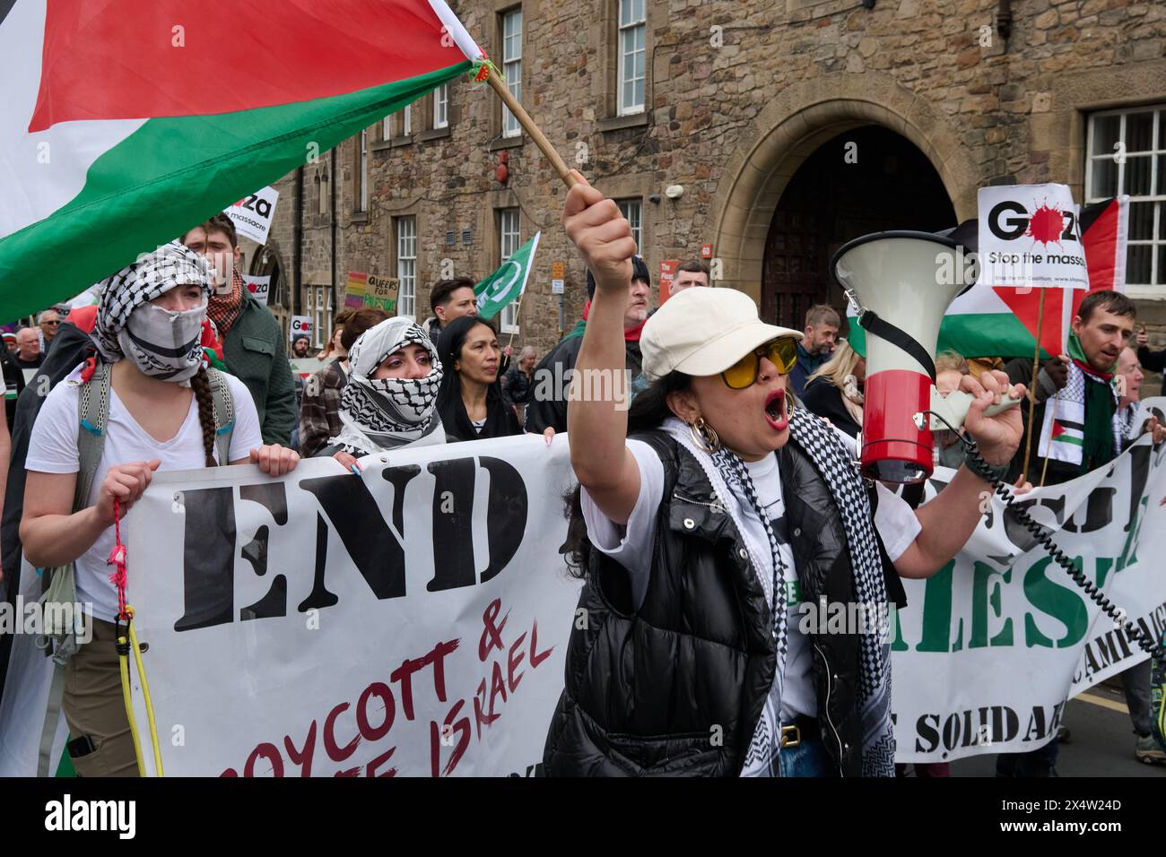 Edinburgh Scotland, UK 05 May 2024.  May Day March through the centre of the city. credit sst/alamy live news Stock Photo