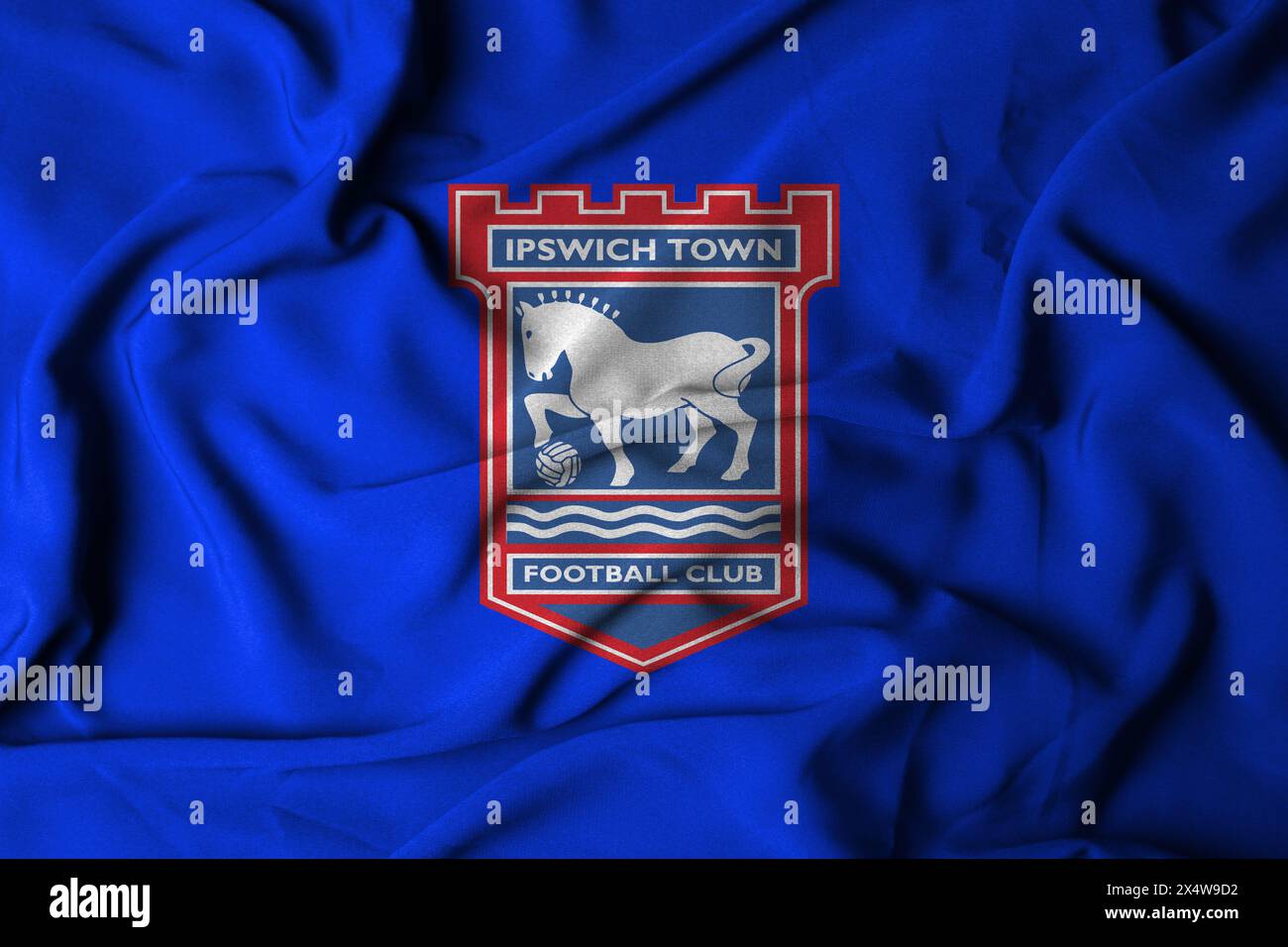 selective focus of IPSWICH TOWN FC logo. Ipswich town football club ...