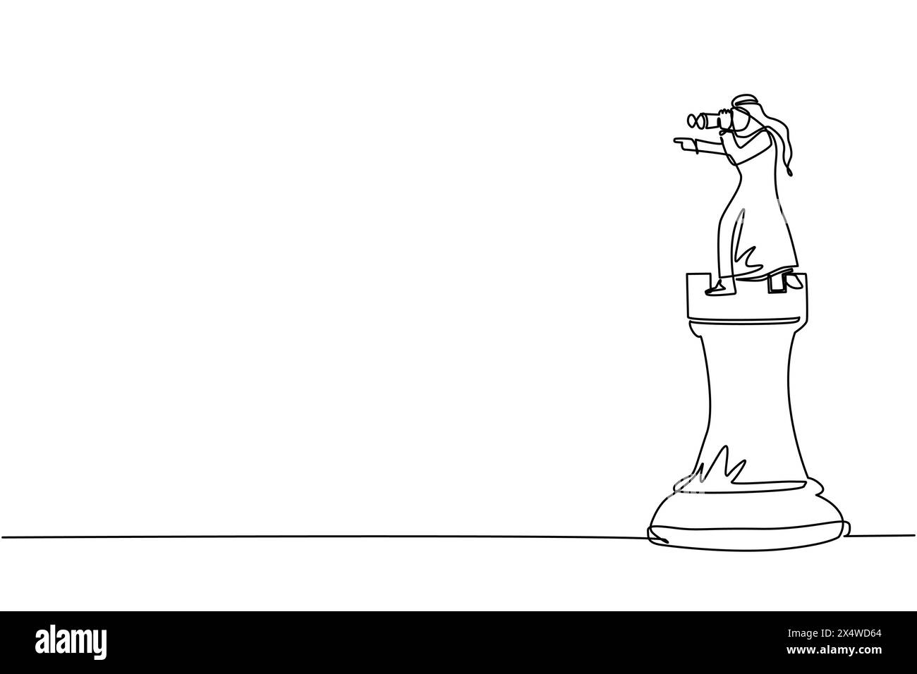 Rook chess piece cartoon illustration Black and White Stock Photos ...