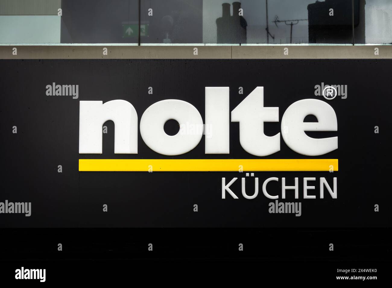 London, United Kingdom - April 29, 2024: Nolte Kuchen is a German fitted kitchen furniture manufacturer Stock Photo