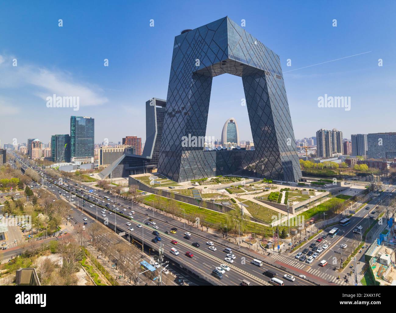 Beijing city cctv headquarters tower hi-res stock photography and 