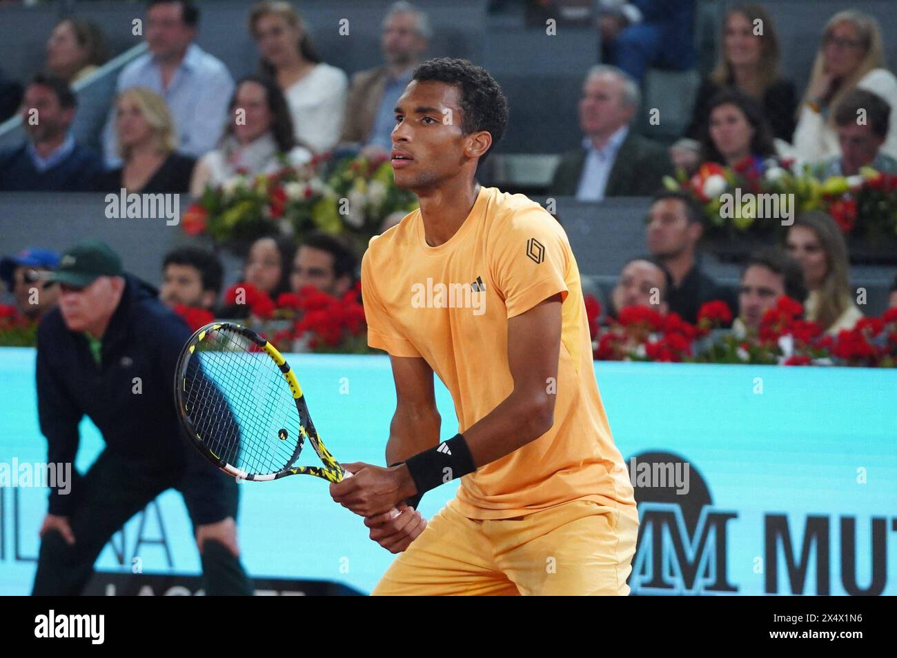 Madrid, Spain. 05th May, 2024. Felix Auger-Aliassime and Jannik Sinner during Finals Masters Series Madrid in Madrid on Sunday, May 5 2024 Credit: CORDON PRESS/Alamy Live News Stock Photo