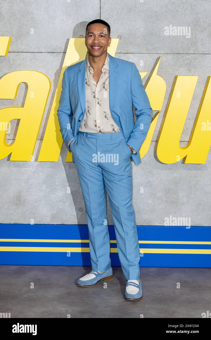 Cast and Guests attend the Fallout TV series special screening Featuring: Aaron Moten Where: London, United Kingdom When: 04 Apr 2024 Credit: Phil Lewis/WENN Stock Photo