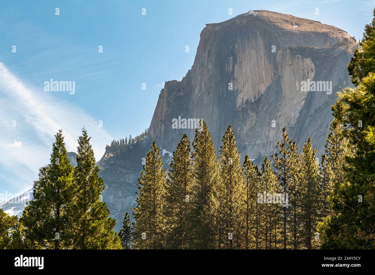 HALF DOME YOSEMITE NATIONAL PARK CALIFORNIA USA Stock Photo