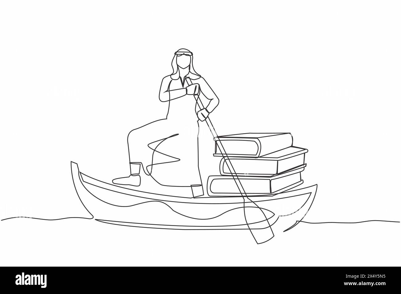 Boat Rading Drawing Getting on the boat Stock Vector Images - Alamy
