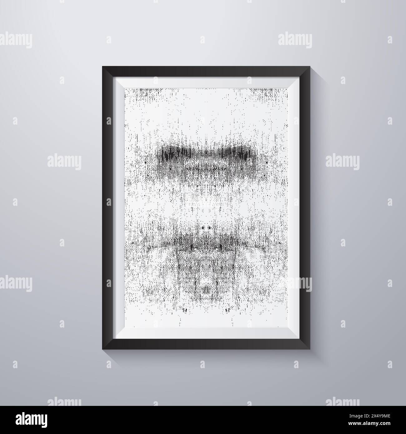 Simple frame with grunge texture style Stock Vector Image & Art - Alamy