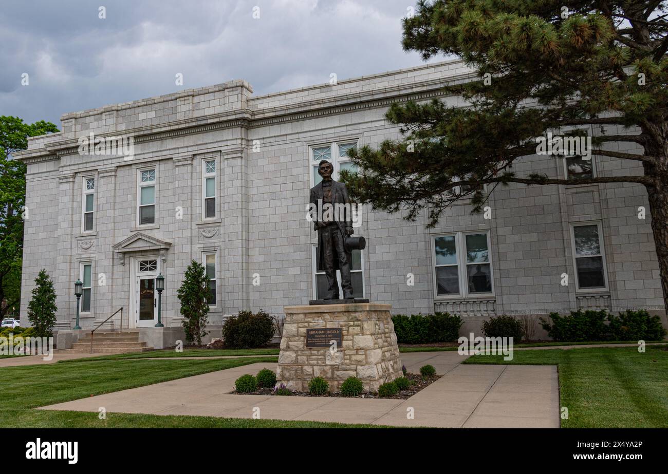 Leavenworth Kansas KS City Hall Historic Stock Photo Alamy