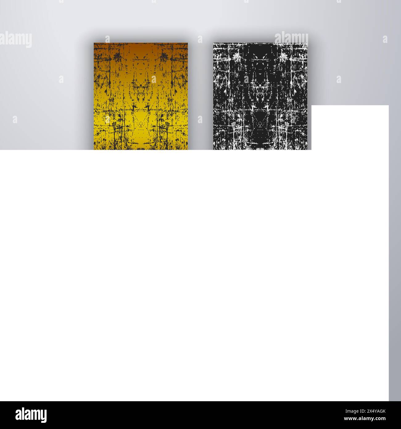 Simple frame with grunge texture style Stock Vector Image & Art - Alamy