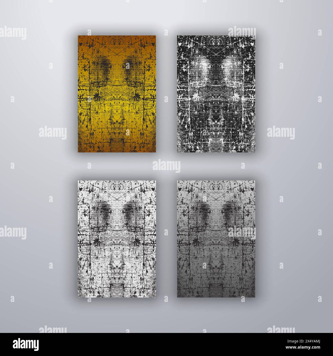 Simple frame with grunge texture style Stock Vector Image & Art - Alamy