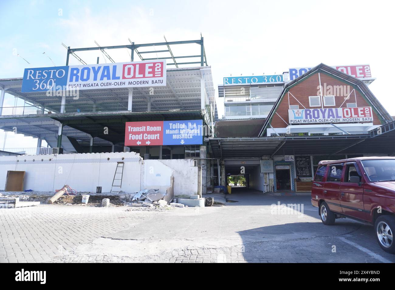 Royal Ole is a shopping tourist spot in Batu, Indonesia Stock Photo