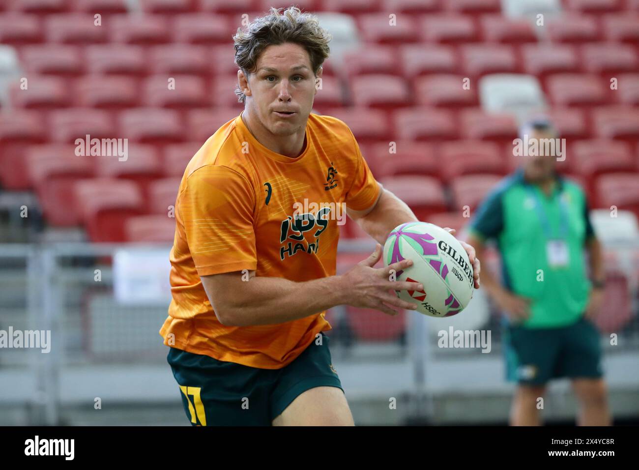 Michael Hooper of Australia in action during HSBC World Rugby Sevens ...