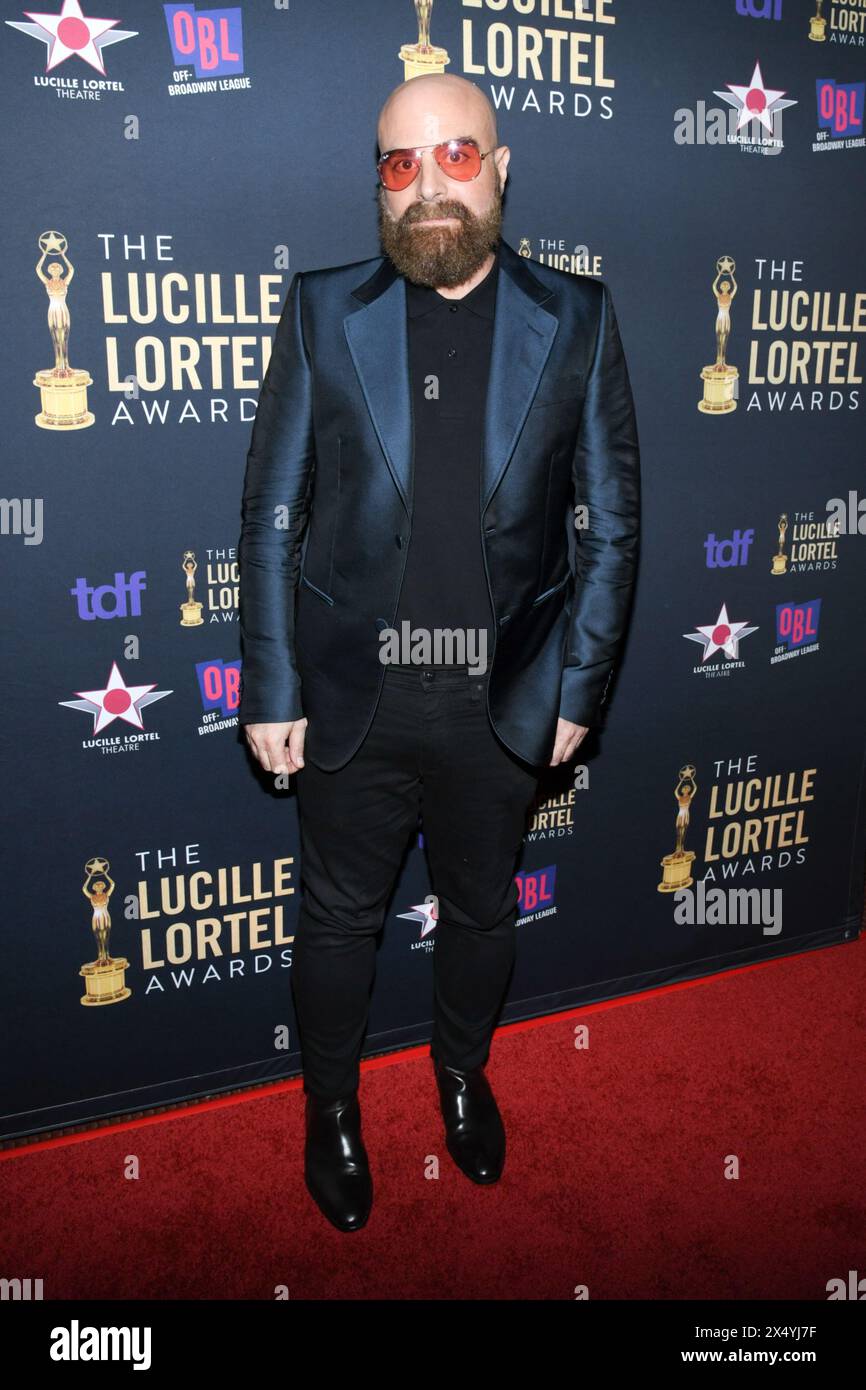 New York, USA. 05th May, 2024. David Adjmi attending the 2024 Lucille Lortel Awards at NYU Skirball in New York, NY on May 5, 2024. (Photo by Efren Landaos/Sipa USA) Credit: Sipa USA/Alamy Live News Stock Photo