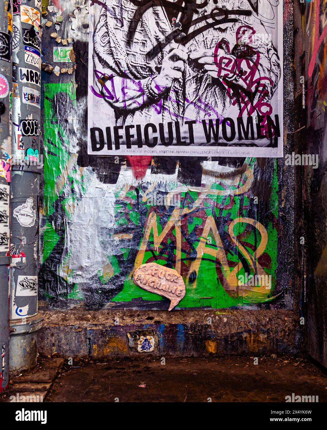 Melbourne graffiti art hi-res stock photography and images - Alamy