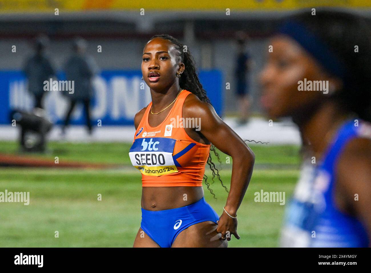 Nassau, Bahamas. 05th May, 2024. NASSAU, BAHAMAS - MAY 5: N'Ketia Seedo of the Netherlands during Day 2 of the World Athletics Relays Bahamas 24 at Thomas Robinson Stadium on May 5, 2024 in Nassau, Bahamas. (Photo by Erik van Leeuwen/BSR Agency) Credit: BSR Agency/Alamy Live News Stock Photo