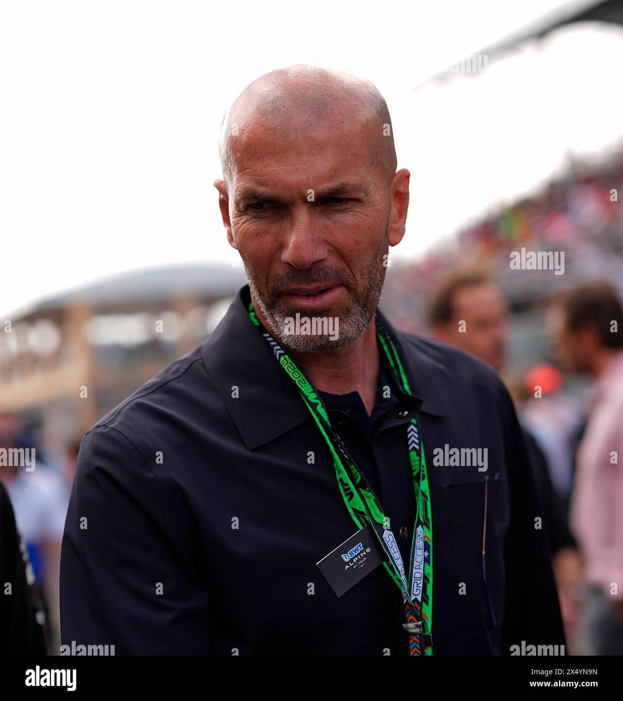 Former French international footballer Zinedine Zidane is pictured at a  charity football match during the 2010 Evian Masters in Evian, France on  July 22, 2010. Photo by Elodie Gregoire/ABACAPRESS.COM Stock Photo - Alamy