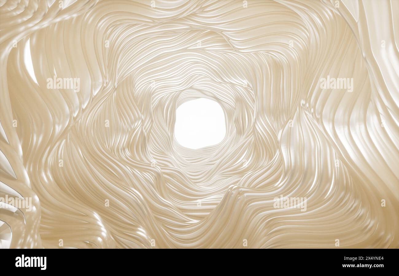 Abstract gold metal background, 3d rendering. 3d illustration. Stock Photo