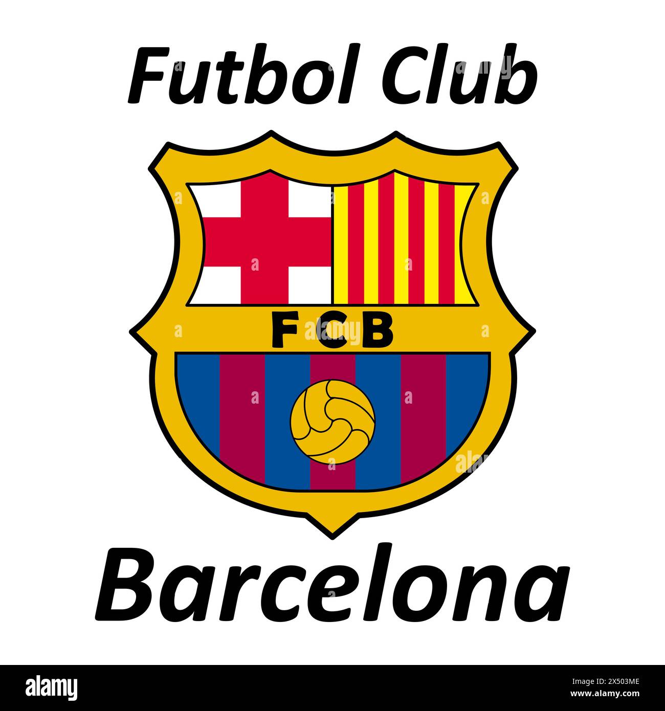 FC Barcelona Emblem On Iconic Blaugrana Backdrop Legendary Football 