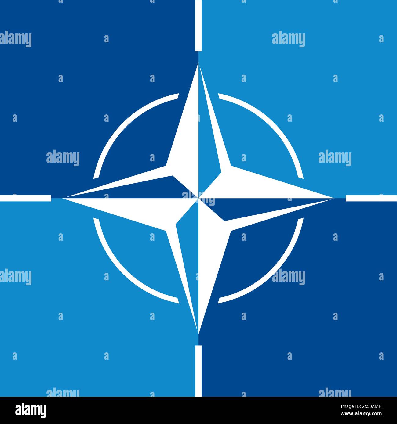 NATO or North Atlantic Treaty Organization logo symbol. Vector ...